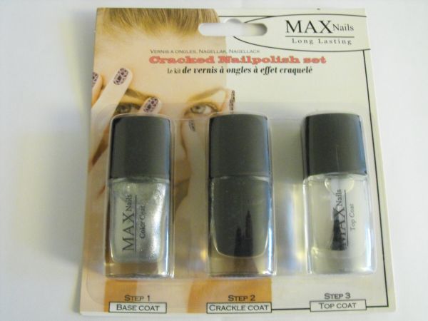 Kit Esmaltes Cracked (Craquelados) - MAX Makeup
